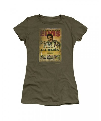 Elvis Presley Juniors Shirt | GI BLUES POSTER Juniors T Shirt $5.27 Shirts