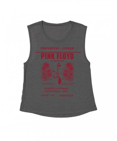 Pink Floyd Ladies' Muscle Tank Top | Provadya Concert Poster Shirt $12.19 Shirts