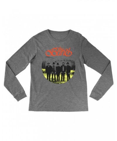 The Band Heather Long Sleeve Shirt | Group Photo Landscape Design Shirt $10.48 Shirts