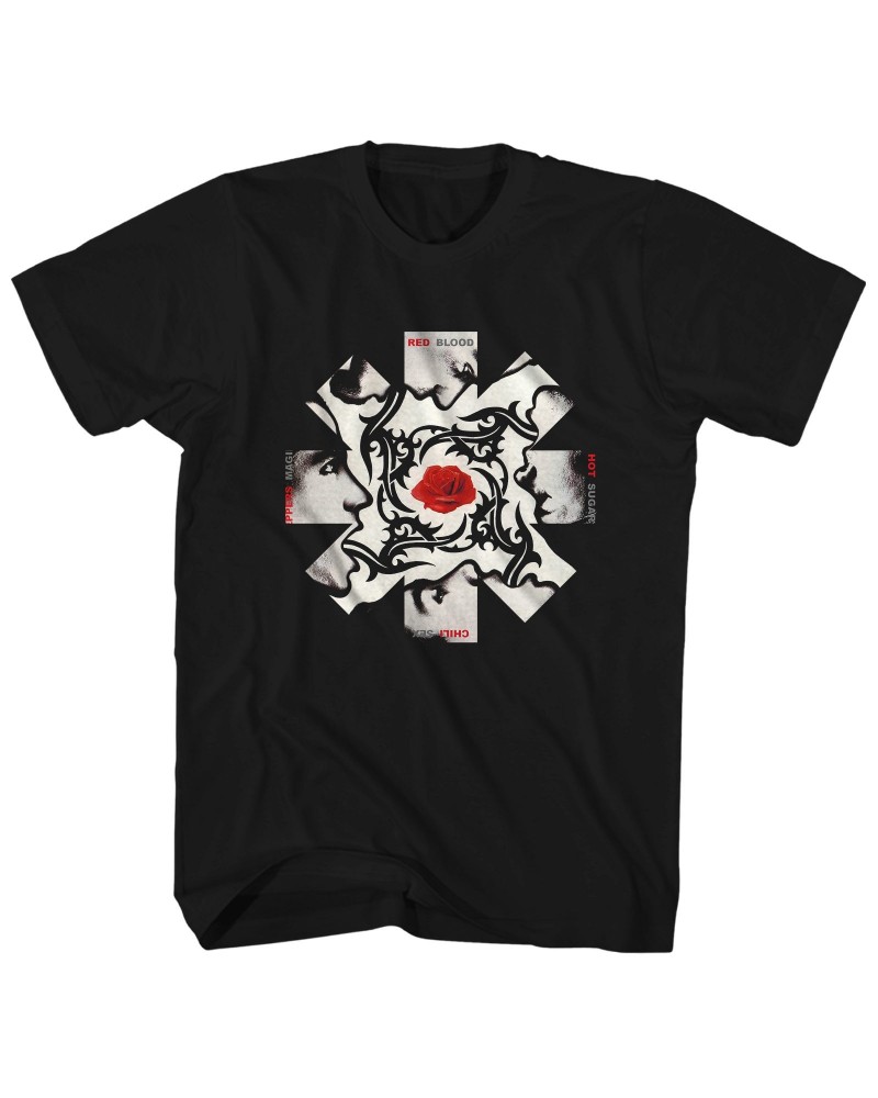 Red Hot Chili Peppers T-Shirt | Blood Sugar Sex Magik Album Art Asterisk Shirt $11.42 Shirts