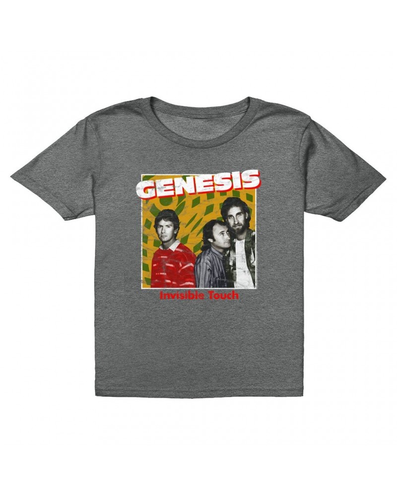 Genesis Kids T-Shirt | Invisible Touch Throwback Poster Distressed Kids T-Shirt $11.48 Kids