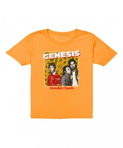 Genesis Kids T-Shirt | Invisible Touch Throwback Poster Distressed Kids T-Shirt $11.48 Kids