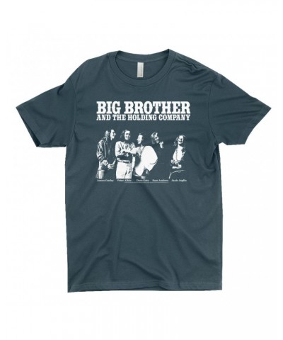 Big Brother & The Holding Company T-Shirt | Featuring Janis Joplin Black and White Photo Big Brother and The Holding Co. Shir...