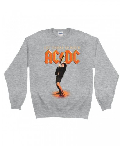 AC/DC Sweatshirt | Let There Be Rock Album Image Distressed Sweatshirt $13.28 Sweatshirts