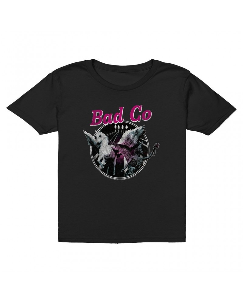 Bad Company Kids T-Shirt | In Space Pegasus Angel Distressed Kids T-Shirt $7.49 Kids