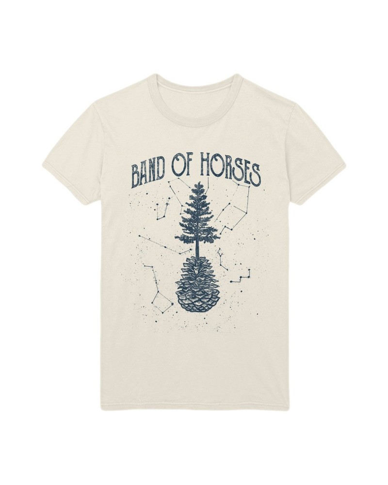 Band of Horses Tree Cone Tee (Natural) $6.60 Shirts