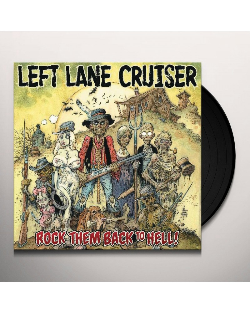 Left Lane Cruiser Rock Them Back To Hell Vinyl Record $6.34 Vinyl