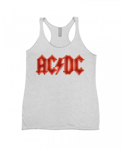 AC/DC Ladies' Tank Top | Neon Lights Logo Shirt $12.45 Shirts