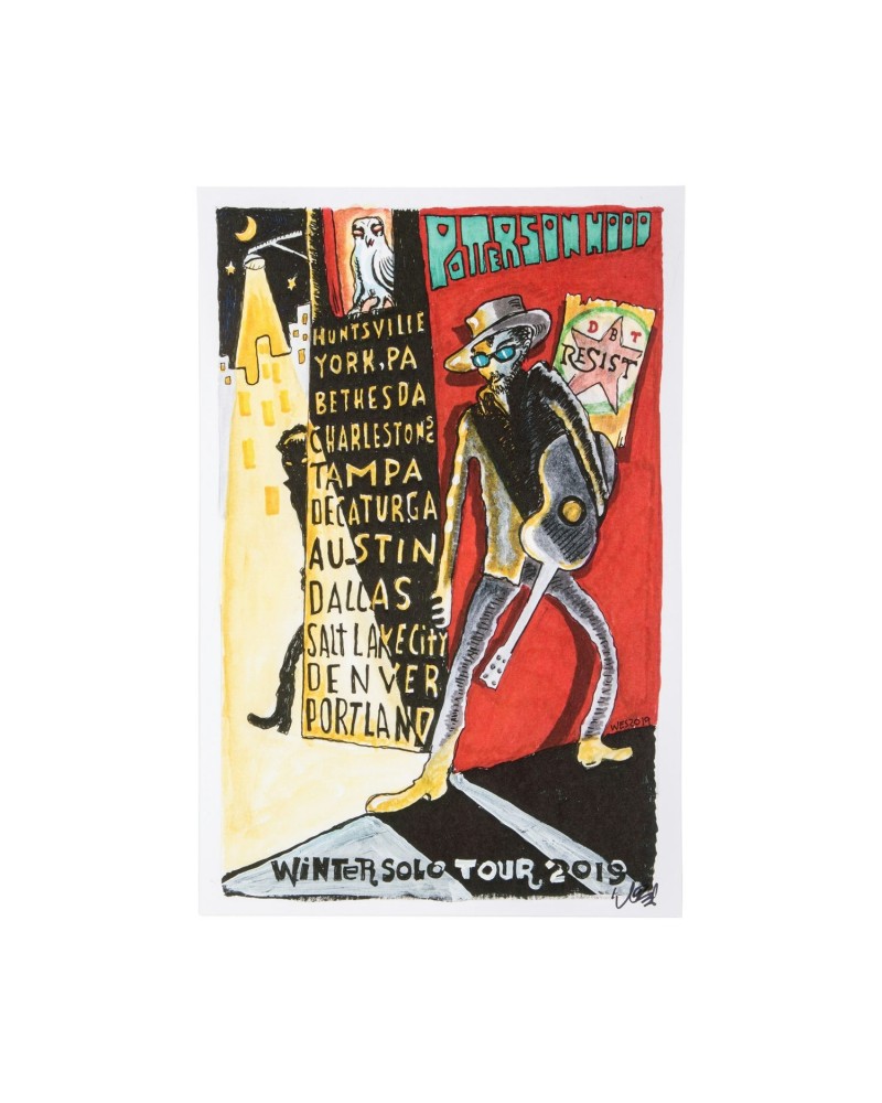 Drive-By Truckers Patterson Hood Winter 2019 Solo Tour Poster $7.60 Decor