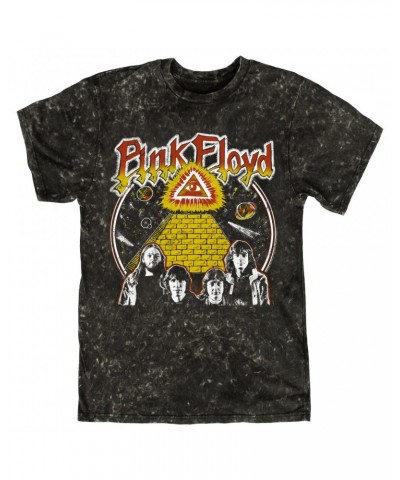 Pink Floyd T-shirt | All Seeing Eye Art Mineral Wash Shirt $9.88 Shirts