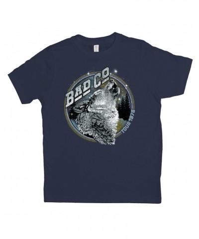 Bad Company Kids T-Shirt | Wolf Pack Tour 1976 Distressed Kids Shirt $11.48 Kids