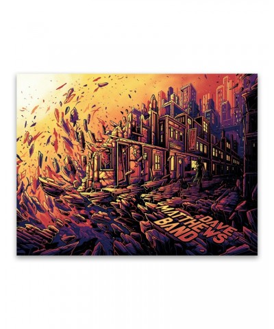 Dave Matthews Band “Grey Street” Song Poster – Regular (Orange) $23.00 Decor