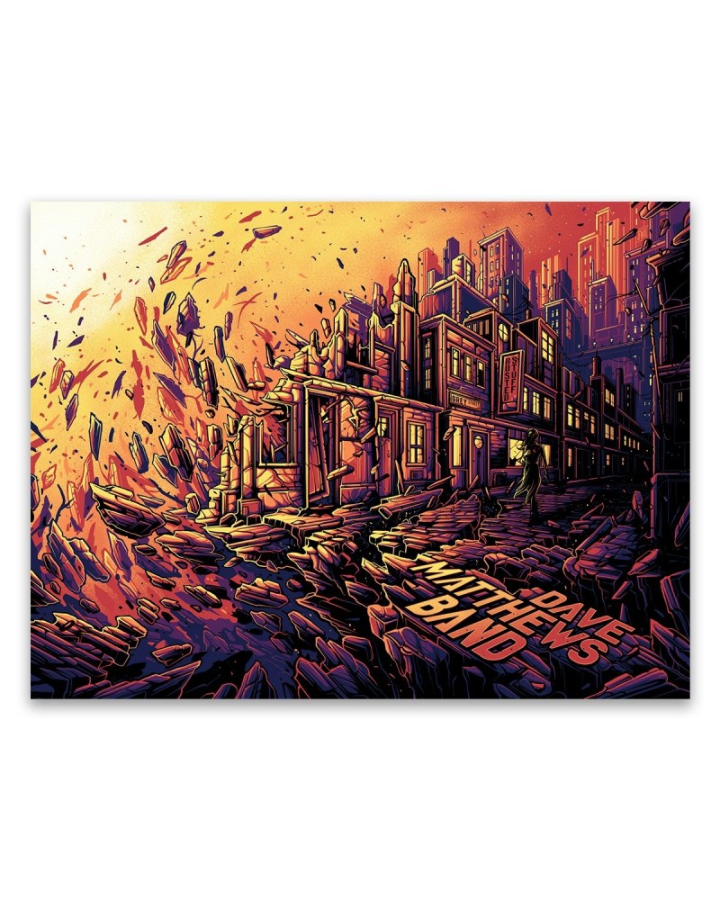 Dave Matthews Band “Grey Street” Song Poster – Regular (Orange) $23.00 Decor