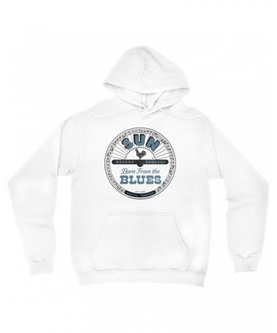 Sun Records Hoodie | Memphis Tennessee Born From The Blues Hoodie $19.18 Sweatshirts