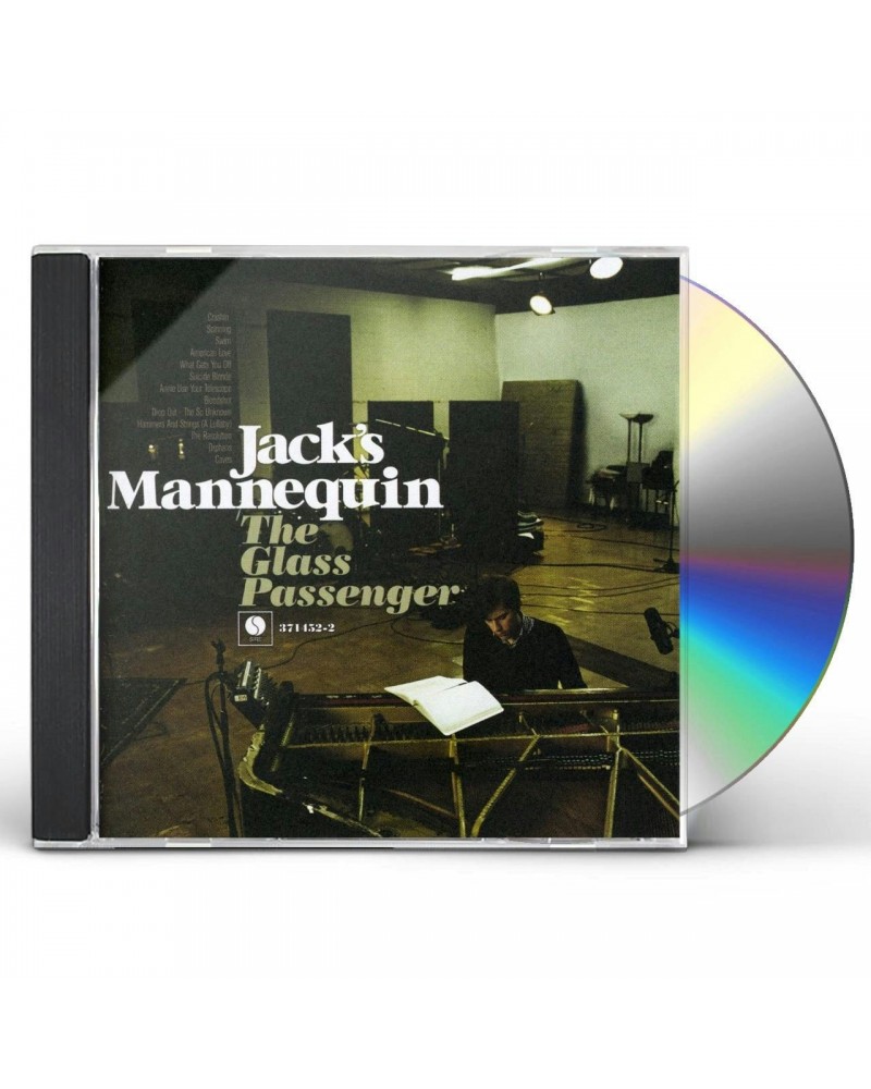 Jack's Mannequin GLASS PASSENGER CD $3.48 CD