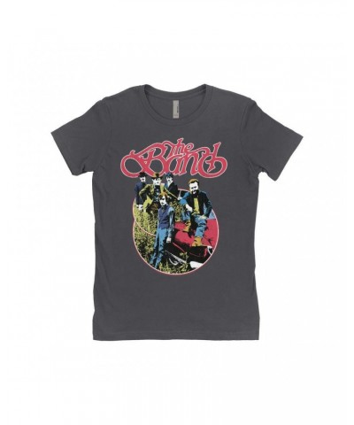 The Band Ladies' Boyfriend T-Shirt | Group Photo Car Design Distressed Shirt $10.48 Shirts