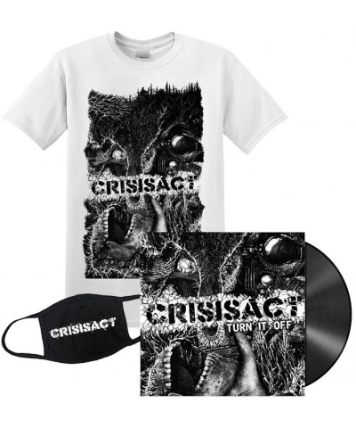 CrisisAct Turn It Off' 7" Bundle White Shirt $10.90 Vinyl