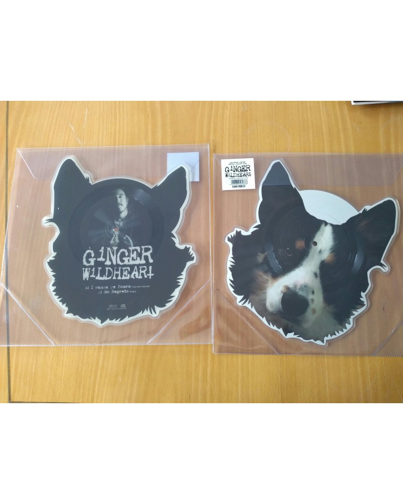 Ginger Wildheart I Wanna Be Yours / No Regrets' Vinyl 7" - Shaped Picture Disc Vinyl Record $8.78 Vinyl