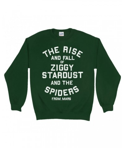 David Bowie Sweatshirt | The Rise And Fall Of Ziggy Stardust Sweatshirt $13.28 Sweatshirts