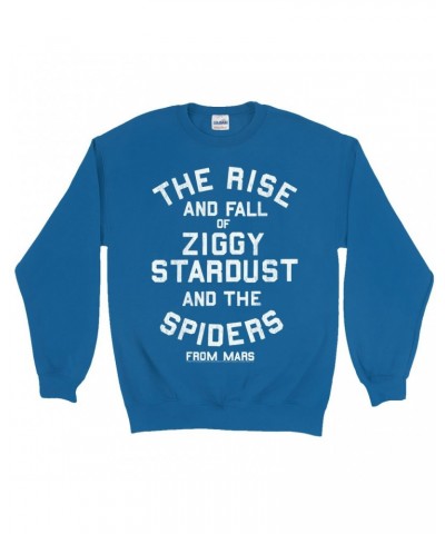 David Bowie Sweatshirt | The Rise And Fall Of Ziggy Stardust Sweatshirt $13.28 Sweatshirts