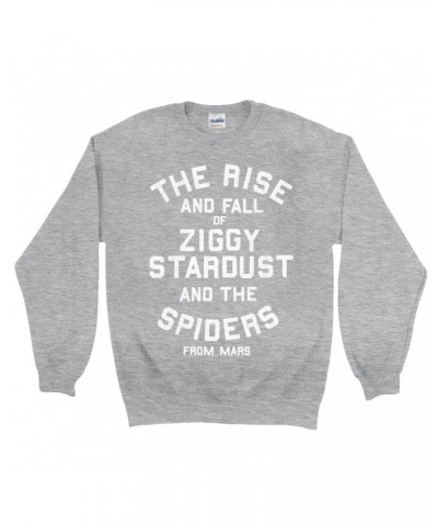 David Bowie Sweatshirt | The Rise And Fall Of Ziggy Stardust Sweatshirt $13.28 Sweatshirts