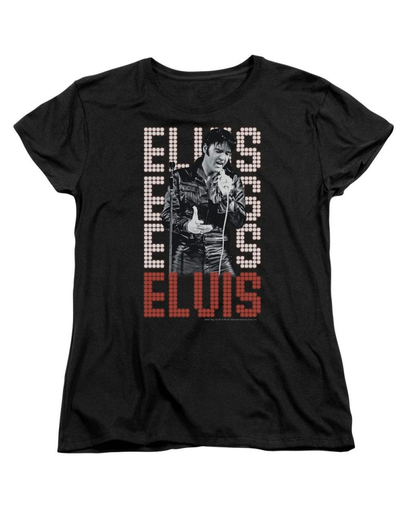 Elvis Presley Women's Shirt | 1968 Ladies Tee $9.00 Shirts