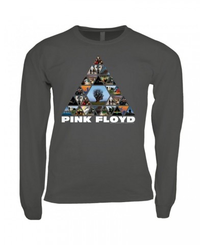 Pink Floyd Long Sleeve Shirt | Pyramid Photo Album Collage Shirt $11.98 Shirts