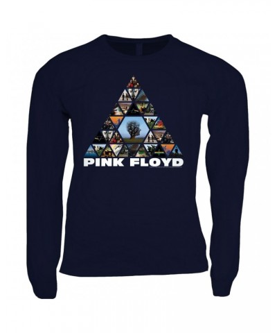 Pink Floyd Long Sleeve Shirt | Pyramid Photo Album Collage Shirt $11.98 Shirts