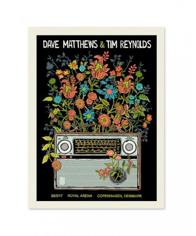 Dave Matthews Band Dave & Tim Show Poster - Copenhagen Denmark 3/29/2017 $12.40 Decor