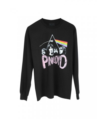 Pink Floyd Pink Logo Dark Side Faces T-Shirt $2.40 Shirts