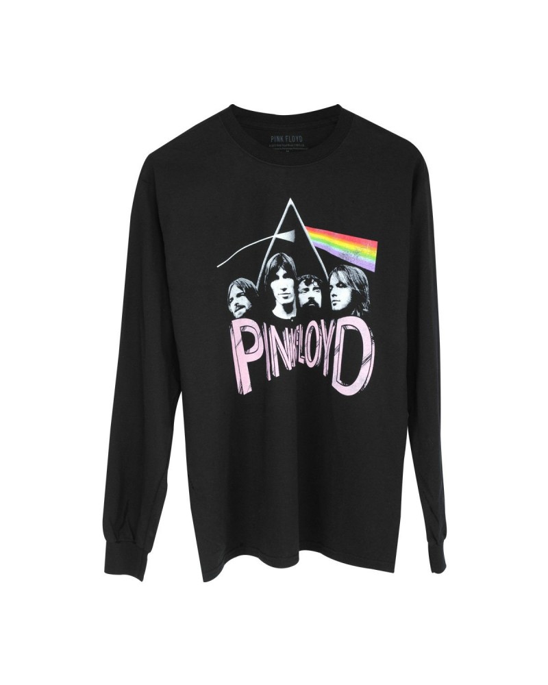 Pink Floyd Pink Logo Dark Side Faces T-Shirt $2.40 Shirts