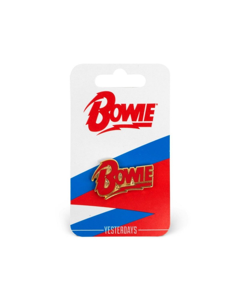 David Bowie Name Logo Pin $4.70 Accessories