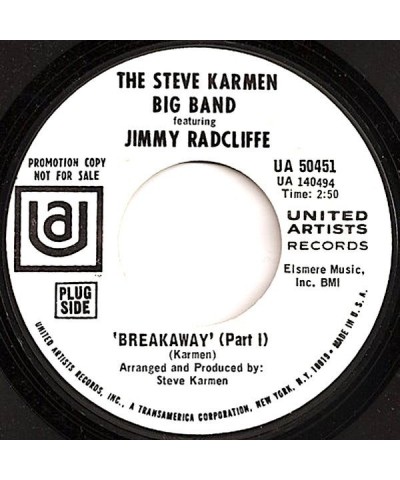 The Steve Karmen Big Band BREAKAWAY Vinyl Record $9.20 Vinyl