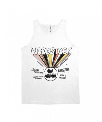 Woodstock Unisex Tank Top | An Aquarian Exposition Shirt $10.48 Shirts