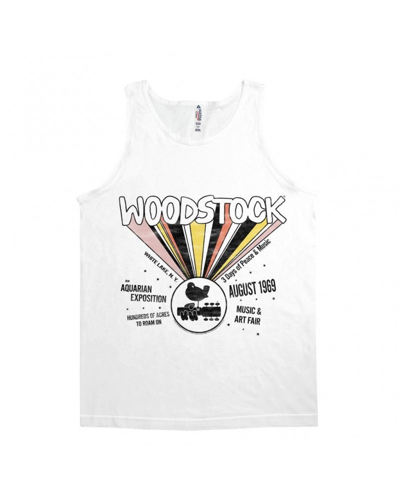 Woodstock Unisex Tank Top | An Aquarian Exposition Shirt $10.48 Shirts