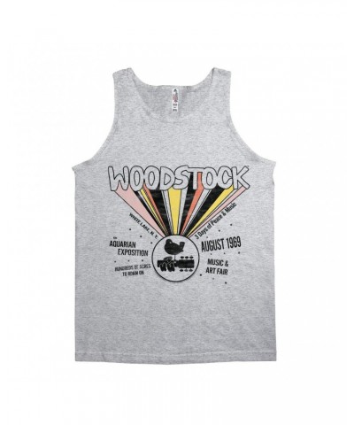 Woodstock Unisex Tank Top | An Aquarian Exposition Shirt $10.48 Shirts