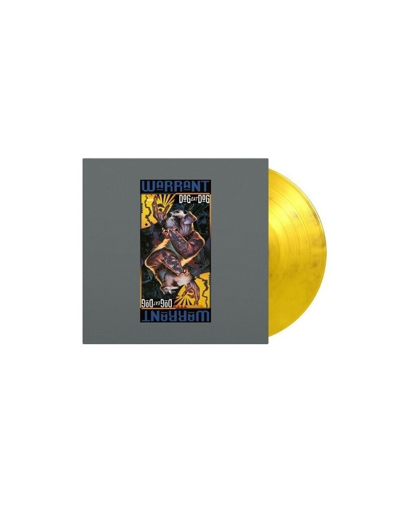 Warrant Dog Eat Dog - Limited Yellow & Black Marbled Vinyl Record $15.17 Vinyl