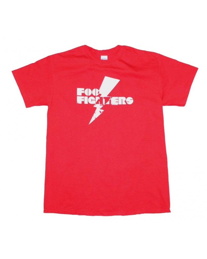 Foo Fighters T Shirt | Foo Fighters Red Lightning T-Shirt $6.58 Shirts