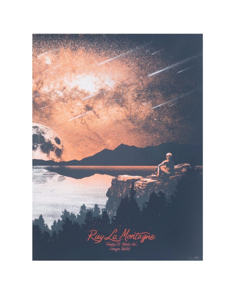 Ray LaMontagne 2014 Mobile AL. Event Poster $14.10 Decor