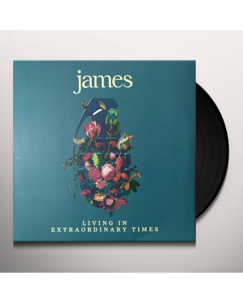 James Living in Extraordinary Times Vinyl Record $7.48 Vinyl