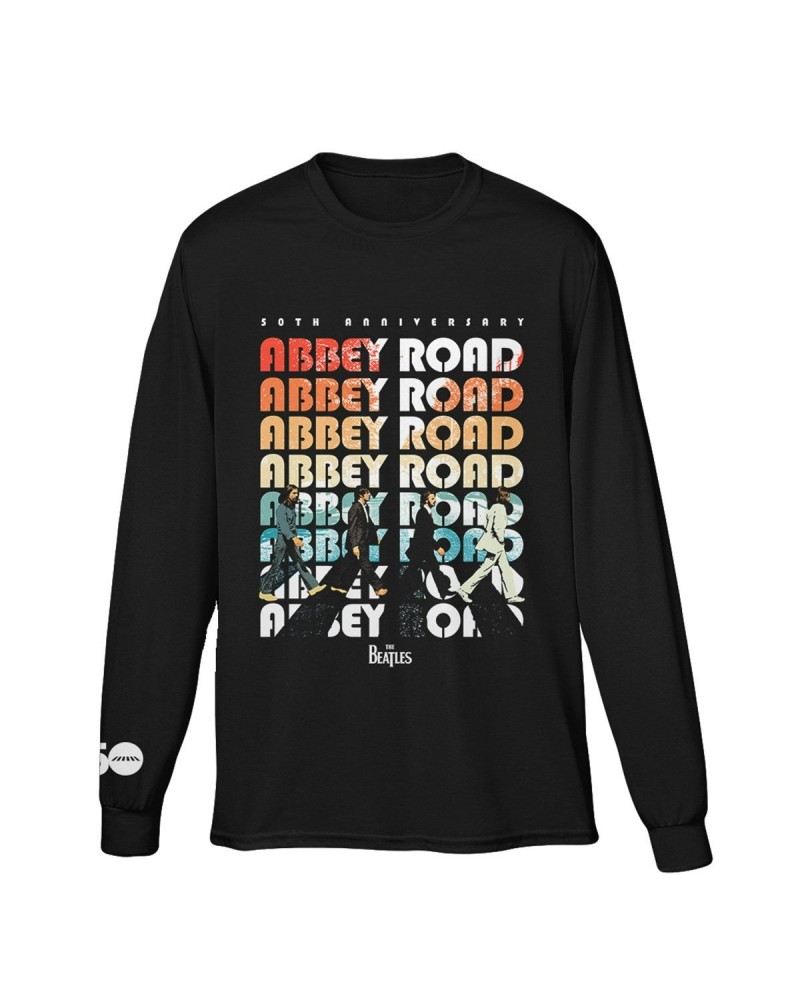 The Beatles Abbey Road 50th Anniversary Long Sleeve Tee $13.95 Shirts