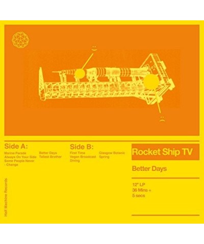 Rocket Ship TV Better Days Vinyl Record $10.76 Vinyl