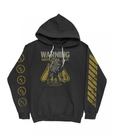 Green Day Warning Sign Hoodie $23.40 Sweatshirts