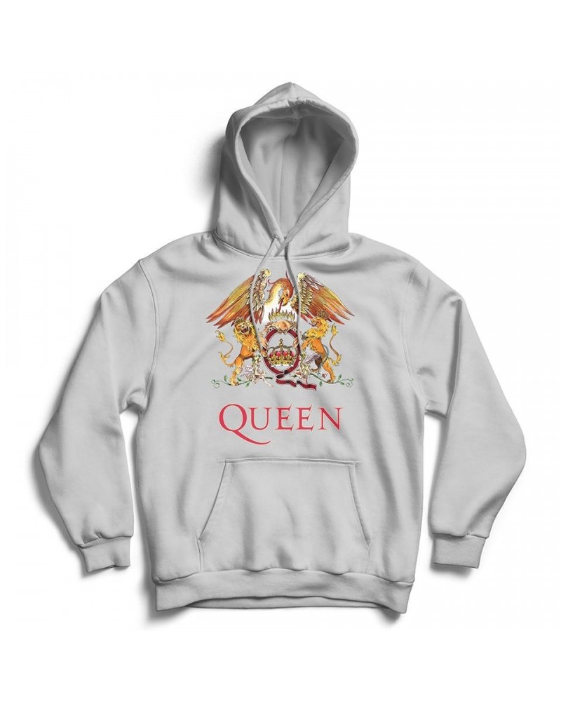 Queen Hoodie - Classic Crest Grey $18.42 Sweatshirts