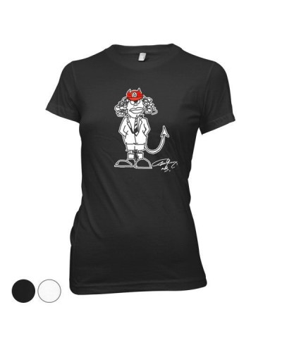 AC/DC Angus Signature Cartoon Ladies Fitted T-shirt $11.75 Shirts