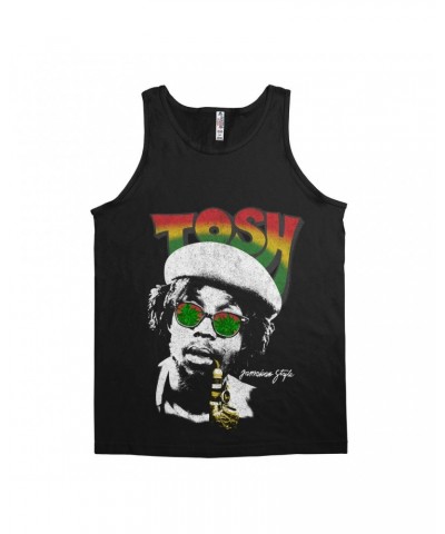 Peter Tosh Unisex Tank Top | Jamaican Style Shirt $11.98 Shirts