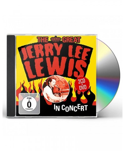 Jerry Lee Lewis GREAT JERRY LEE LEWIS IN CONCERT CD $5.40 CD