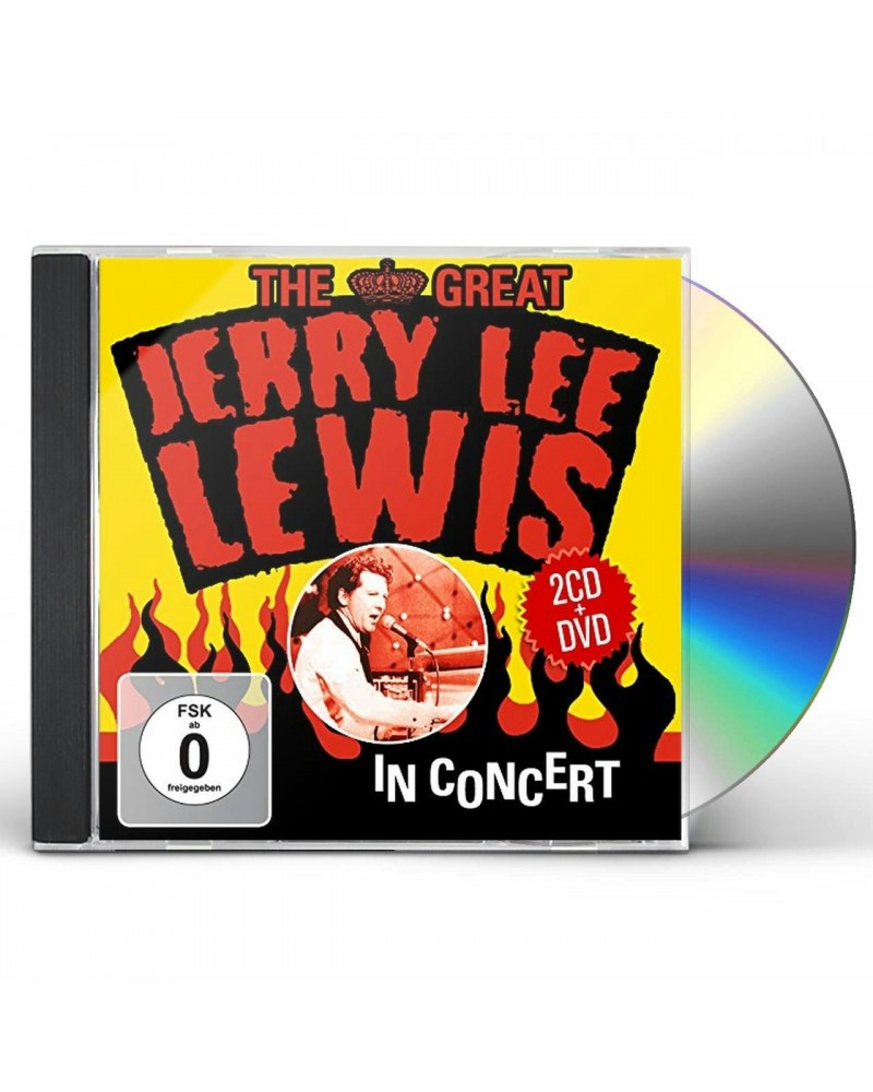 Jerry Lee Lewis GREAT JERRY LEE LEWIS IN CONCERT CD $5.40 CD