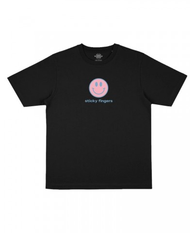 Sticky Fingers SMILEY BLACK T-SHIRT $9.32 Shirts