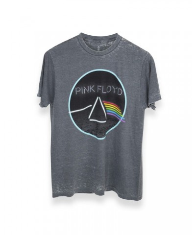 Pink Floyd Grey Pink Floyd Neon Circle Logo '73 US Tour Tee $1.95 Shirts